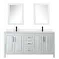 thumbnail image 4 of Wyndham Collection WCV252572DEBWQUNSMED Daria 72" Free Standing Double Basin Vanity Set -, 4 of 7