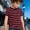 Watermelon Red, variant on RTKFRFLM Kids Striped Graphic T-Shirt Short Sleeve Cotton Top for Boys & Girls Red 8-9 Years