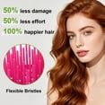 thumbnail image 3 of Abaima 5 Pack Vented Detangling Hair Brush - Detangler Hairbrush with Soft Bristles for No Tangles - Ideal for Wet Dry or Curly Damaged Hair, 3 of 7
