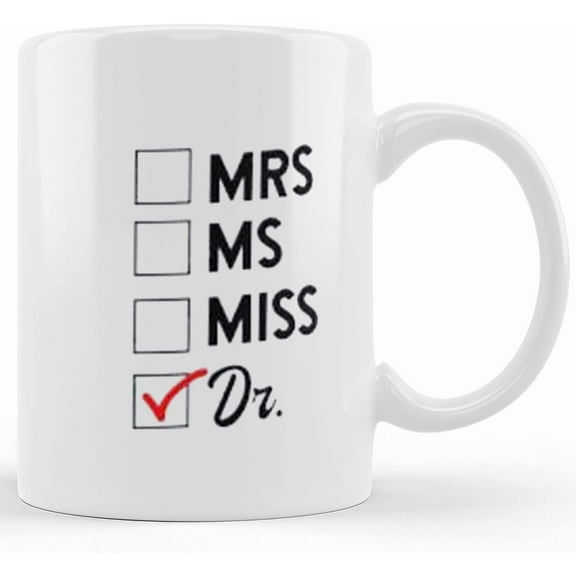 Doctor Mug Customizable, Ceramic Novelty Coffee Mug, Tea Cup, Gift Present For Birthday, Christmas Thanksgiving Festival, 11oz Sarcasm With Sayings Mug