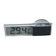 thumbnail image 2 of Reloj electrónico con ventosa, termómetro digital de plástico blanco para coche con pantalla LCD, adhesivo antideslizante y fácil de instalar para salpicadero, cocina, dormitorio y viajes., 2 of 9
