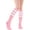 Pink, variant on Knee High Socks Colorful Roller Skate Socks Striped Socks Over The Calf Tube Socks for Women Girls(1 Pair)