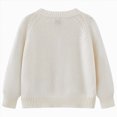 thumbnail image 6 of Gibobby Sweater Baby Boys Girls Button-Up Cardigan Crew Neck Long Sleeve 12 Months 2t 3t 4t Toddler Knit Sweater(3-4 Years,White), 6 of 7