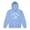 Carolina Blue, variant on Santa Cruz Surf Shop Since 1969 Youth heavy blend hoodie