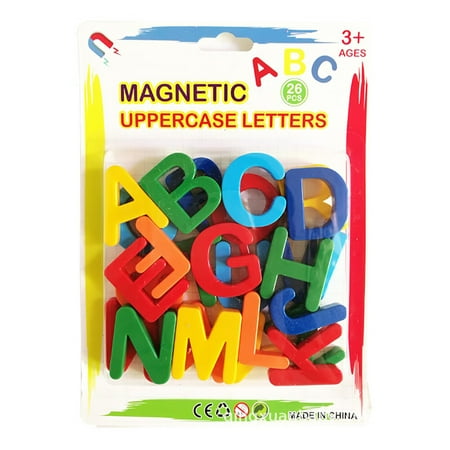 

Magnetic Letter Toy | Refrigerator Alphabet Magnets Fridge Stickers Set | Preschool Learning Spelling Toy for Toddlers Kids Boys Girls
