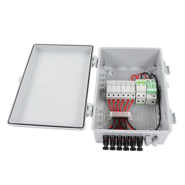 Caja combinadora fotovoltaica de 6 cuerdas ANGGREK función profesional de protección contra sobrecarga