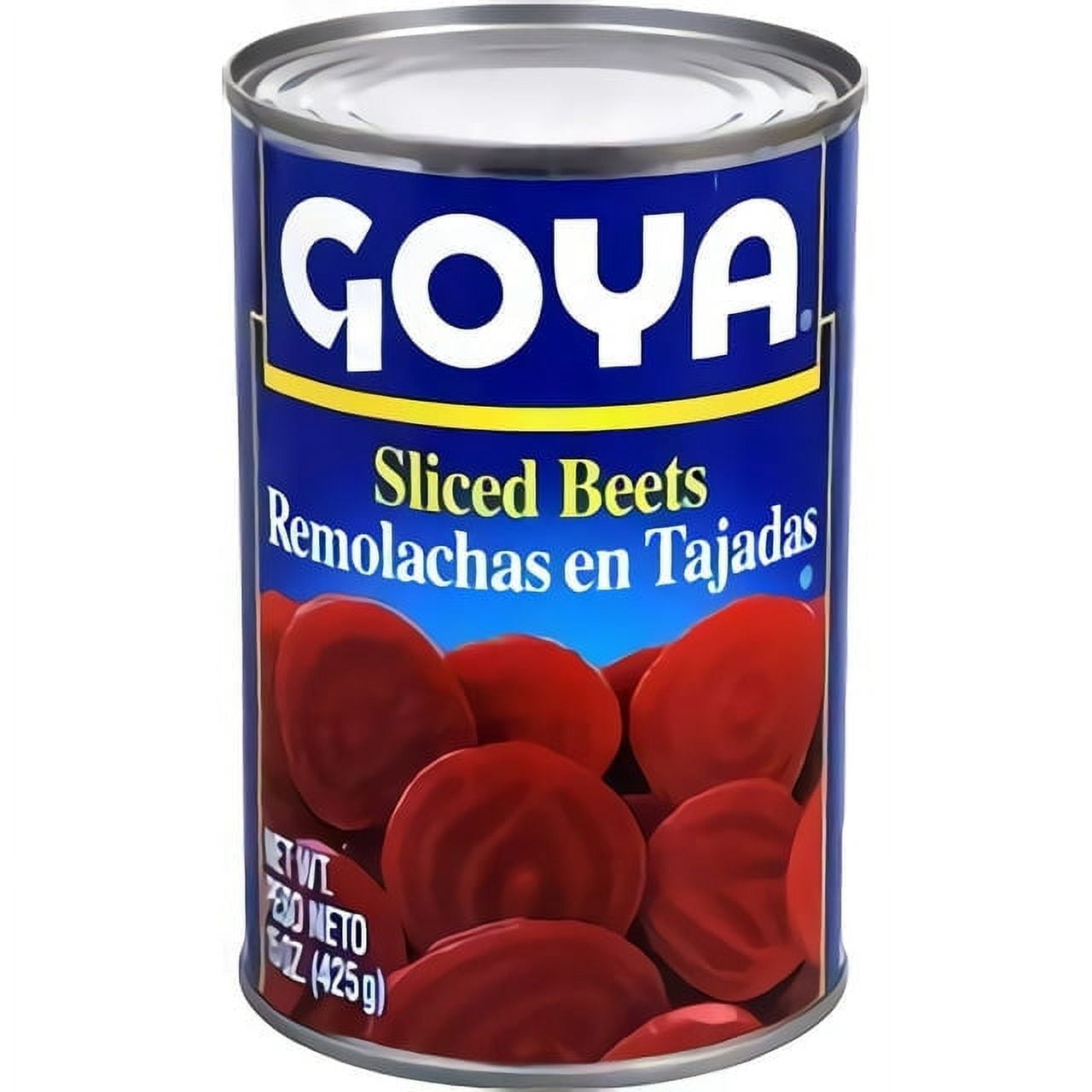 Goya Foods Sliced Beets, 15 oz, Pack of 6