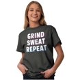 thumbnail image 4 of Retro No Quit Motivational Quote Women's Graphic T Shirt Tees Brisco Brands S, 4 of 6