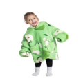 thumbnail image 4 of Wearable Blanket Hoodie for Adults Sherpa All Patterns Oversized Sweatshirt Blanket with Pockets, 4 of 6