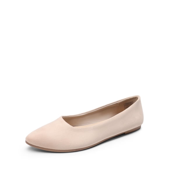 DREAM PAIRS Bailarinas de Gamuza para Mujer con Punta Fina Talla 6