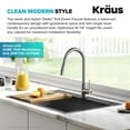 thumbnail image 5 of Kraus Oletto Contemporary Pull-Down Single Handle Kitchen Faucet in Spot Free Stainless Steel, 5 of 15