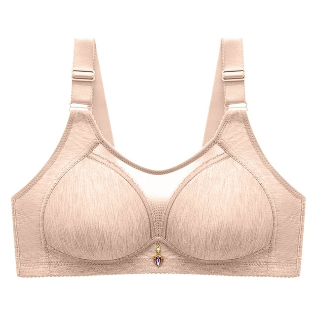 IROINNID Soutien-Gorge Couvrant Réduit pour Femmes Grande Taille Rehausseur Nœud Imprimé Confortable Creux Sans Armatures, Kaki