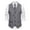 Dark Gray, variant on Dovford Men's Suit Vest Business Formal Dress Waistcoat Solid Color Vest for Suit or Tuxedo