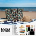 thumbnail image 5 of Naloa Alphabet Large Capacity Beach Bag, Waterproof Sandproof Beach Swim Pool Bag Tote Bag for Women, 5 of 7