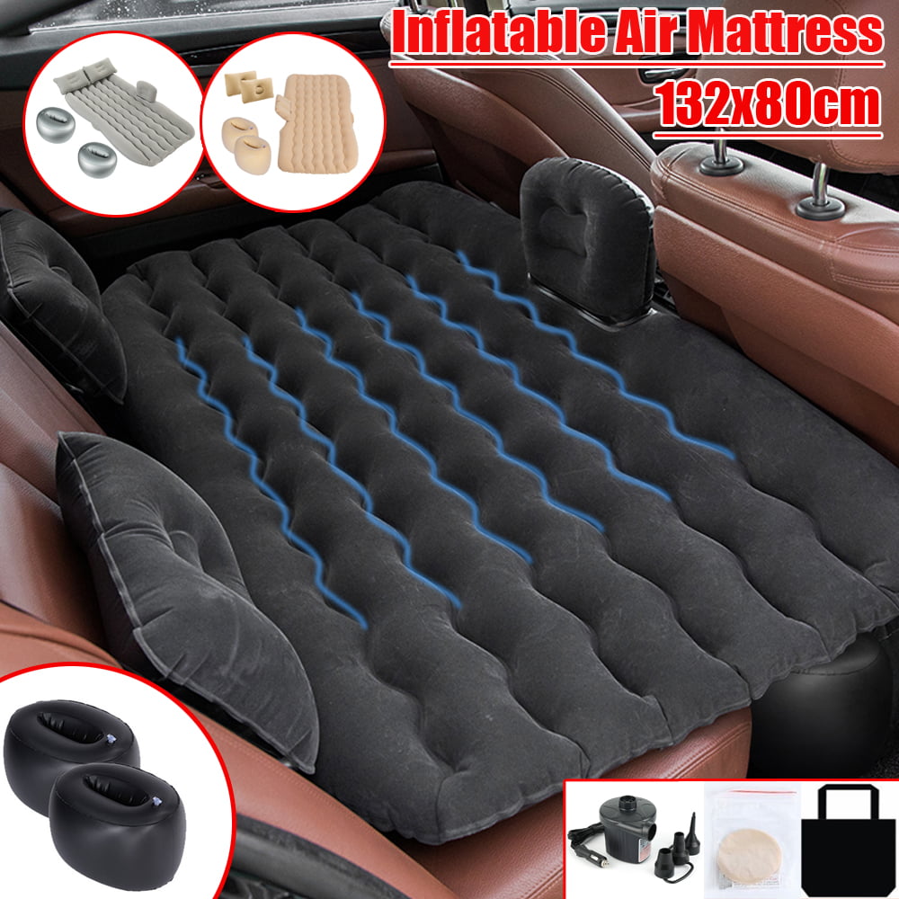 for sale online Car Air Bed Inflatable Mattress Travel Sleeping Camping Cushion Back Seat Pads 