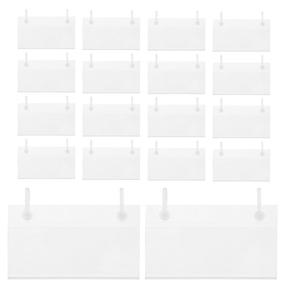 SHOWERORO 1Jgo Portaprecios Transparente Con Para Organización De En Tiendas Y Supermercados