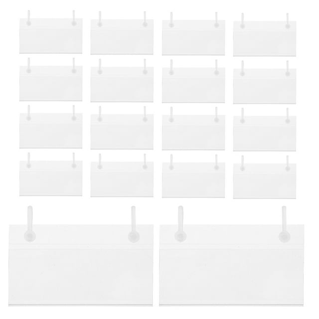 SHOWERORO 1Jgo Portaprecios Transparente Con Para Organización De En Tiendas Y Supermercados