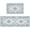 Blue, variant on Anti Fatigue Floor Mats - Cushioned Memory Foam 2 Piece Kitchen Rug Set, Non Slip Laundry & Sink Area Runner, Waterproof Comfort Standing Mat