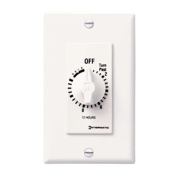 Intermatic Timer,Spring Wound,12 Hr,Hold Feature FD12HHW