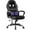 Black Massage Chair, variant on NiamVelo PC Gaming Chair Massage Office Chair Adjustable PU Leather Gamer Chair with Lumber Support for Adults and Kids , Black