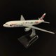 thumbnail image 3 of Réplica de avión de metal a escala 1:400, 15 cm, modelo de avión Boeing Airbus B777 británico, juguete de decoración para habitación de niños, 157.UK concorde, 3 of 6