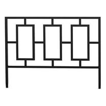Garden Border Fence - 12 Pack, 14x18 Inch Metal Edging, Black