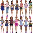 thumbnail image 2 of Ropa de muñeca Barbie JM 15 piezas traje de moda con personalidad vestido de moda, 2 of 5