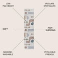thumbnail image 4 of JONATHAN Y WASHABLE 2 x 8 Runner Rug, Riley Abstract Coastal - Cream/Multi, WSH308A-28, 4 of 10