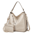 thumbnail image 1 of Set 2 Bolsas De Mano Bandolera Hombro Para Mujer + Cartera Xtellar negro, 1 of 3