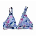 thumbnail image 4 of Splendid Women's Standard Bikini Floral Blue/Purple Size Small, 4 of 4