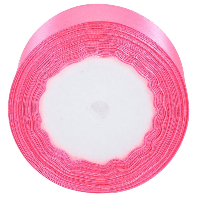 Minkissy 1 Rouleau Ruban Rose pour Invitations de Mariage et Accessoires de Mariée