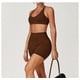 thumbnail image 4 of Conjuntos de entrenamiento for mujer, sujetador deportivo de 2 piezas, camiseta sin mangas, leggings de cintura alta, ropa deportiva for gimnasio y yoga, top de entrenamiento for mujer, 4 of 6