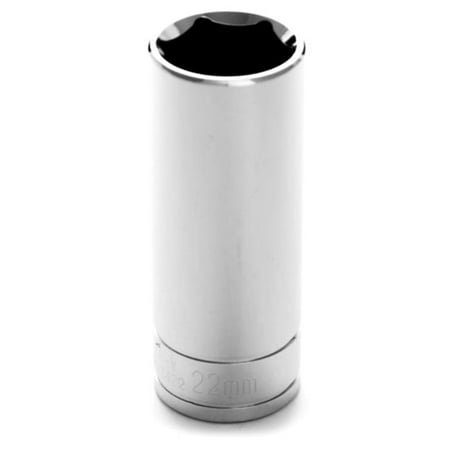 

W32422 0.5 In. Drive 22 mm. 6 Point Deep Well Socket