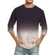 thumbnail image 1 of Camisas de Manga Larga para Hombres Imprimir Casual Cuello Redondo Blusa de Manga Corta, Camisas de Lino para Hombres, 1 of 4