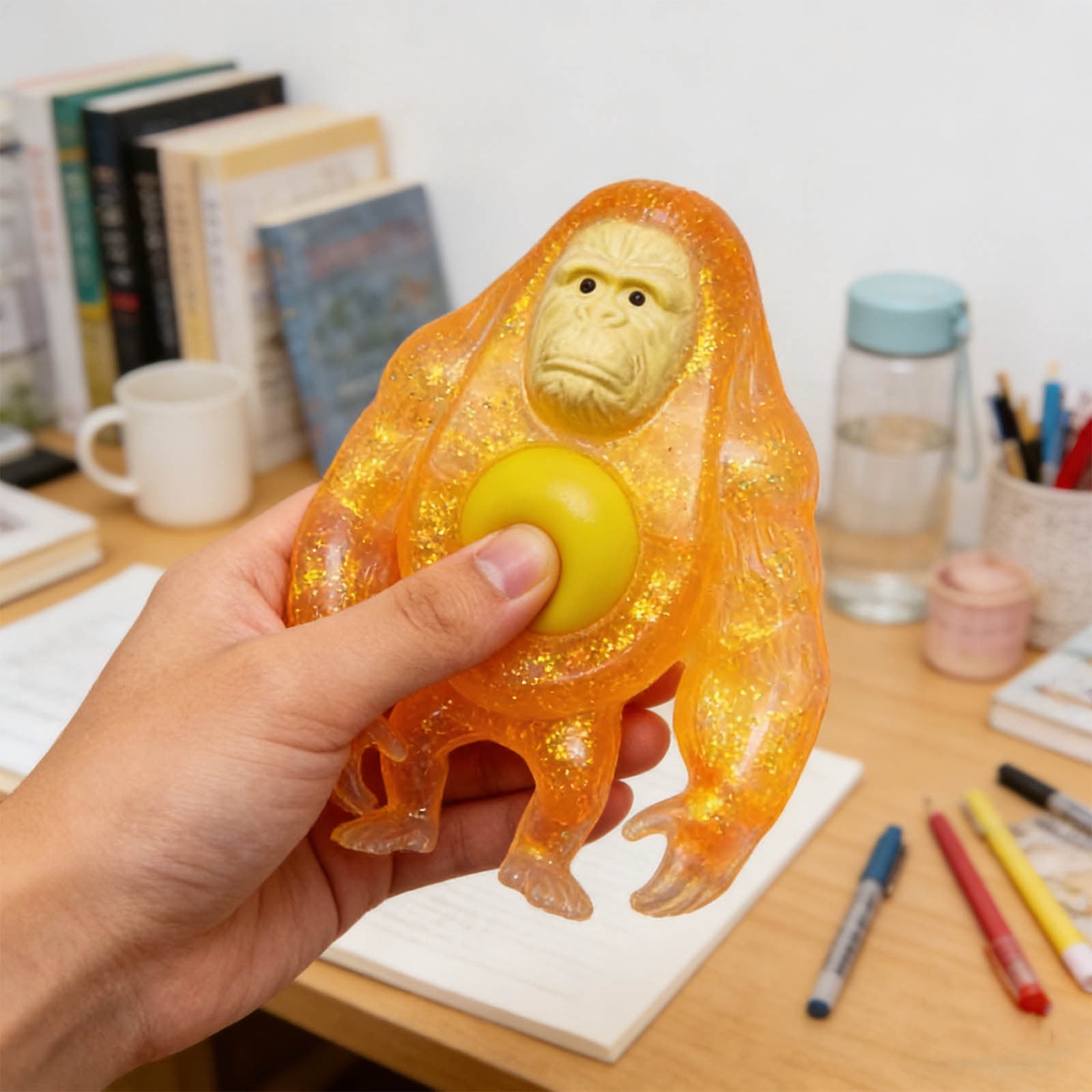 Fufafayo Stress Relief Dumpling Ball, Cute Dough Ball SensoryToys, Soft Decompression Doughs for Adults Anxiety, FidgetToysFor Desk Office Home