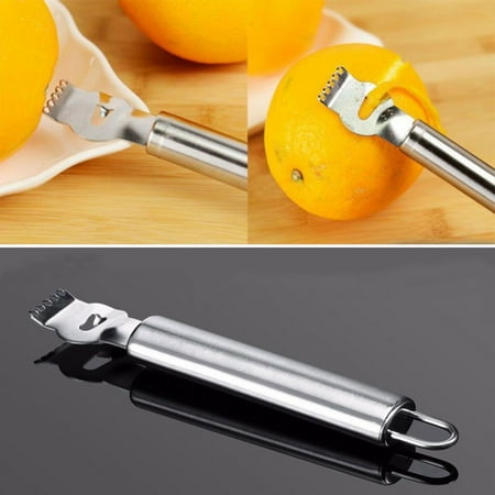 

HeYii Portable Kitchen Lemon Citrus Orange Zester Stainless Steel Fruit Peeling Tool