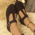 thumbnail image 6 of Wowcloth Women's Fashion Casual Sandals – Comfortable Round-Toe Slip-On with Simple Buckle Flat Shape for Everyday Wear,Plus Size, 6 of 9