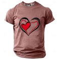 thumbnail image 1 of Camisetas de Manga Corta Casual Impresión Cuello Redondo Suéter Camiseta, Blusa de Moda de Poliéster Ligero, 1 of 3