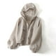 thumbnail image 2 of Camisas para mujer,Sudadera con capucha de manga larga para mujer, informal, de poliéster, suave y cómoda, ideal para el hogar y el uso diario, sopatenor, 2 of 9