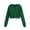 Green, variant on Women's Trendy Cropped Hoodie with Drawstring Long Sleeve Pullover Top Lightweight Comfortable Street Style Fashion Top M Size Pink