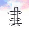 thumbnail image 3 of 2 Pcs Iron Shelf Brackets Hair Dryer Storage Rack Kickstand Hair Tool Organizer Dryer Holder Wall Mount, 3 of 3