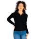 thumbnail image 1 of Suéter Cárdigan De Manga Larga Cuello Cierre y Capucha Casual Mujer Sweater, 1 of 5