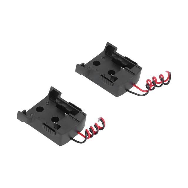 Adaptador de batería, 2 juegos de adaptador de batería, conector convertidor de batería, adaptador de corriente DIY, diseño de última generación