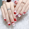 thumbnail image 2 of 5 Sheet Christmas Nail Stickers, Cartoon Graphic Full Wrap Nail Stickers, Adhesive Nail Decals For Women, 2 of 2