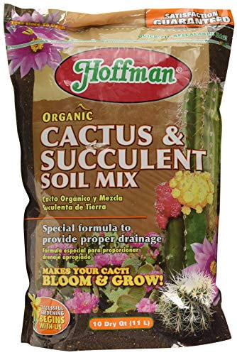 10 Quarts Hoffman 10410 Organic Cactus and Succulent Soil Mix 