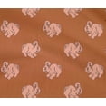 thumbnail image 4 of oneOone Cotton Flex Fabric Rabbit Block Printed Fabric 1 Yard 40 Inch Wide, 4 of 4