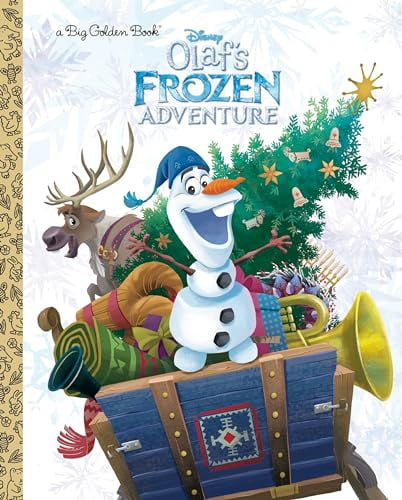 Olaf Book Charters Pre-Owned Olaf's Frozen Adventure Big Golden Book (Disney Frozen ...