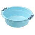 thumbnail image 2 of Plastic Wash Basin, Thicken NonSlip Washing Face Clothes Basin with Portable Design for Home Dormitory Travel, 2 of 8