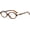 Leopard, variant on Oval Blue Light Glasses for Women Men Retro 90s Small Frame UV Protection  Reading Gaming Fashion Eyeglasses