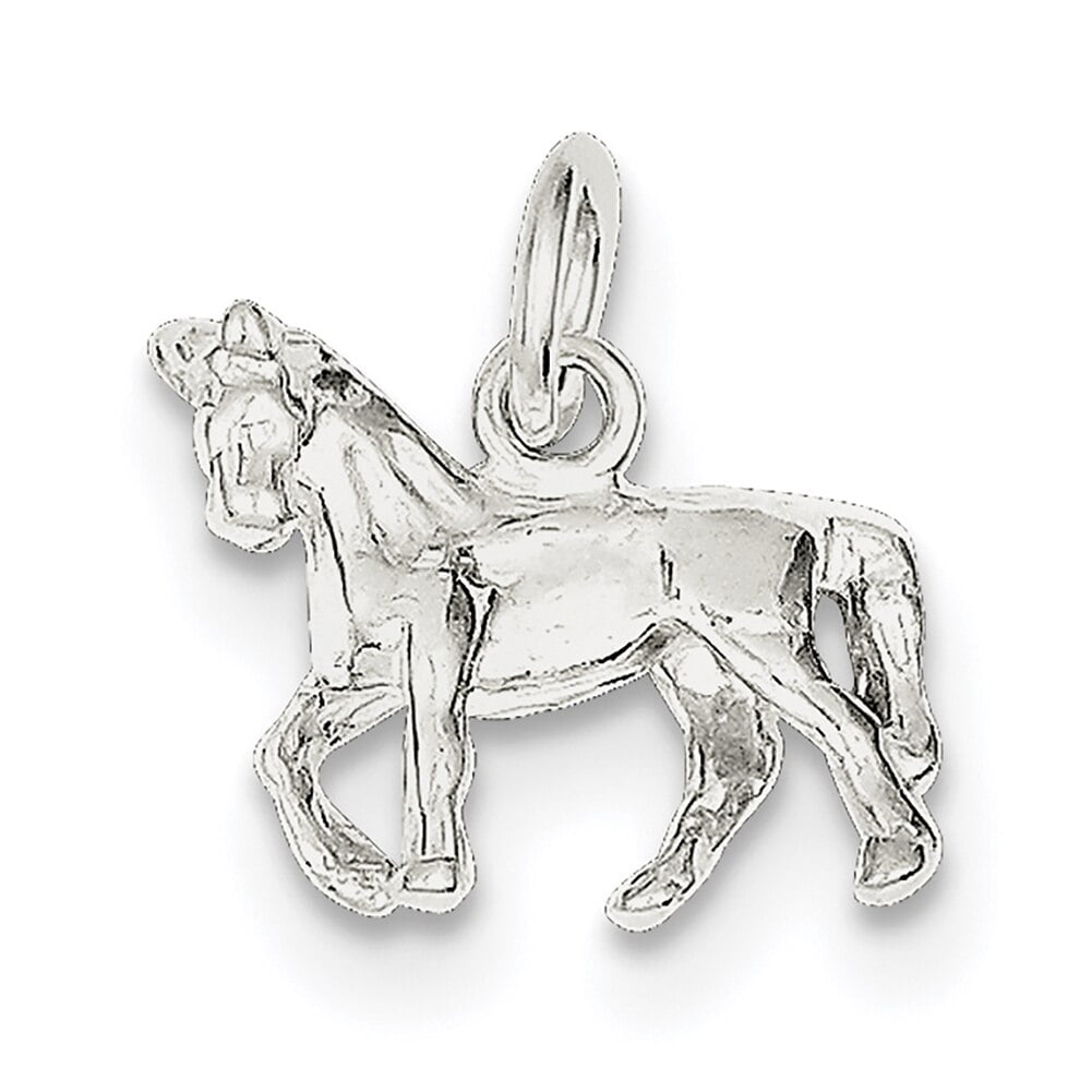 Lex & Lu Sterling Silver Horse Charm LAL104023